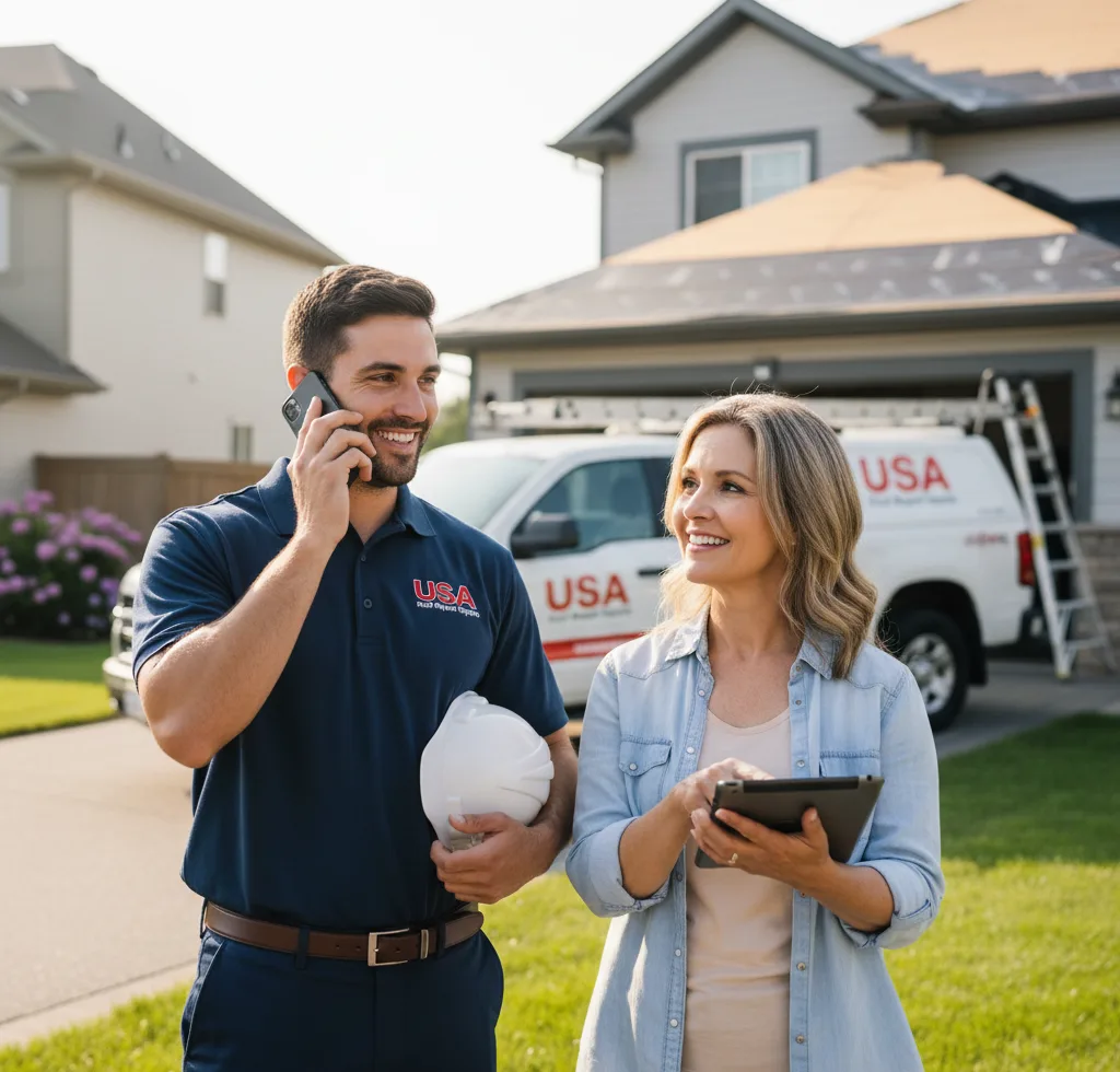 USA Roof Repair Experts customer support in Frontenac